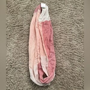 Lauren Conrad pink infinity scarf